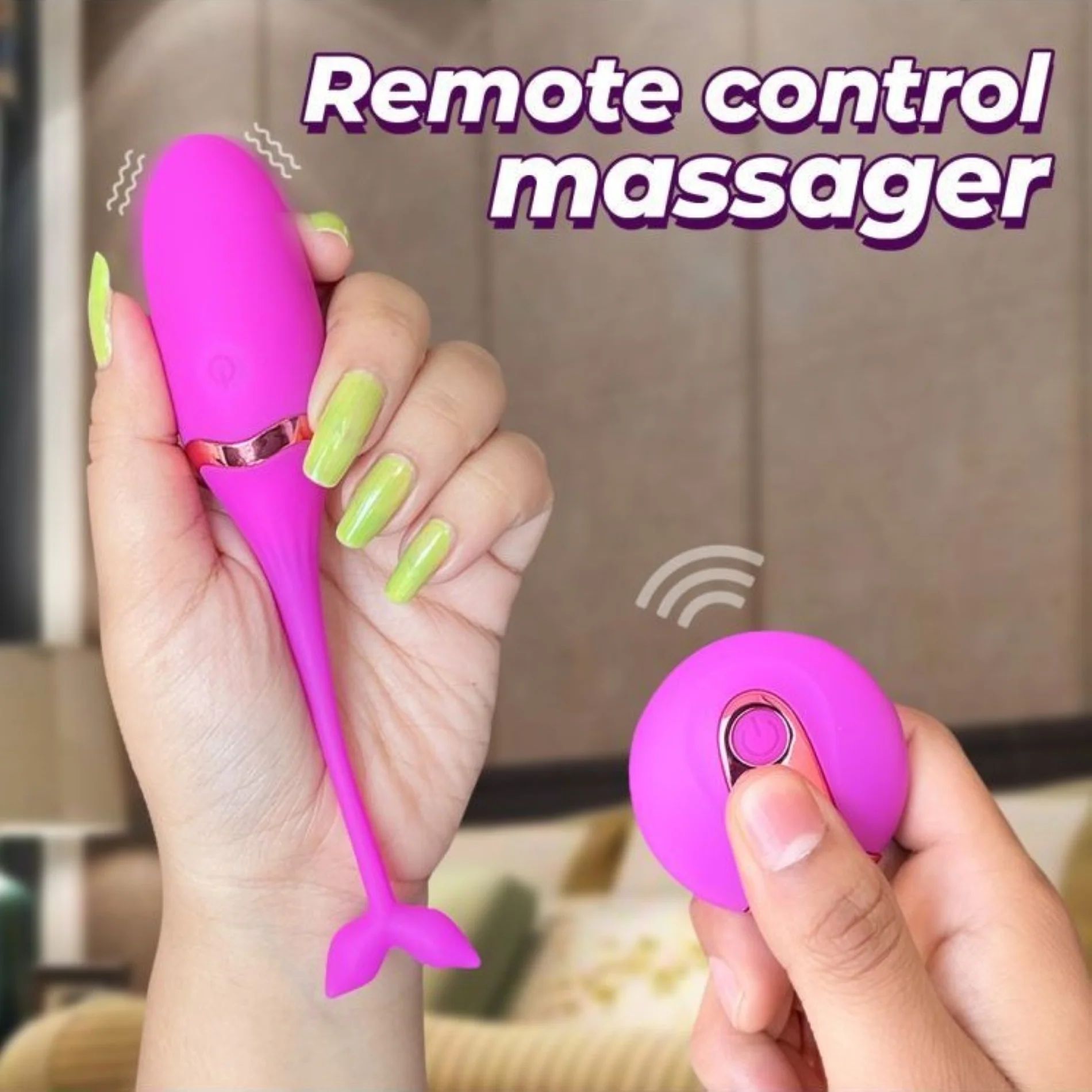 Wireless Fish Vibrating Egg With USB